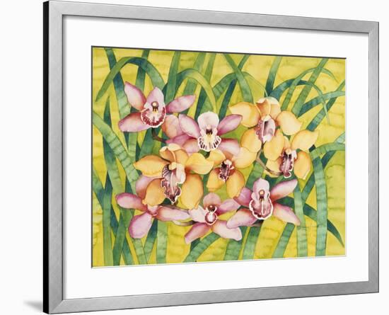 Winter Orchids-Mary Russel-Framed Giclee Print