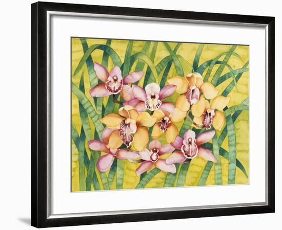 Winter Orchids-Mary Russel-Framed Giclee Print