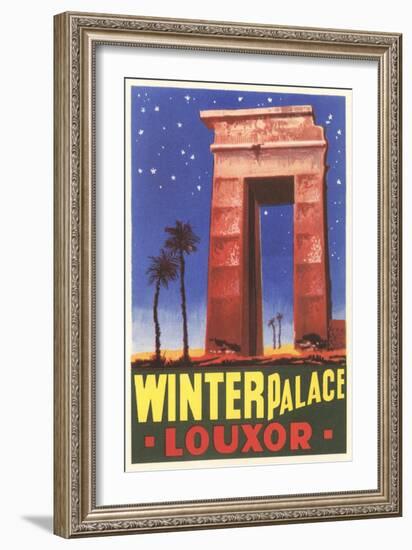 Winter Palace, Luxor, Egypt-null-Framed Art Print