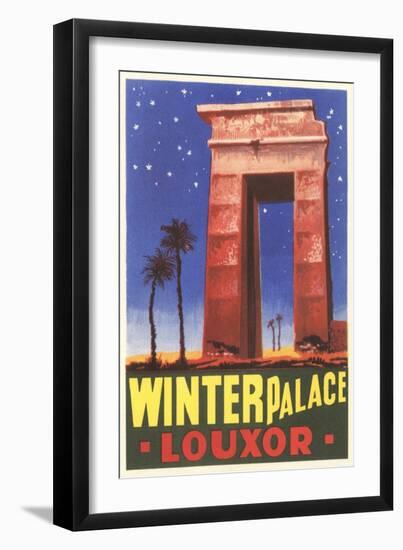 Winter Palace, Luxor, Egypt-null-Framed Art Print