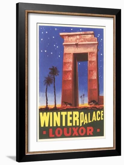 Winter Palace, Luxor, Egypt-null-Framed Art Print