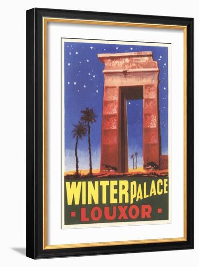 Winter Palace, Luxor, Egypt-null-Framed Art Print