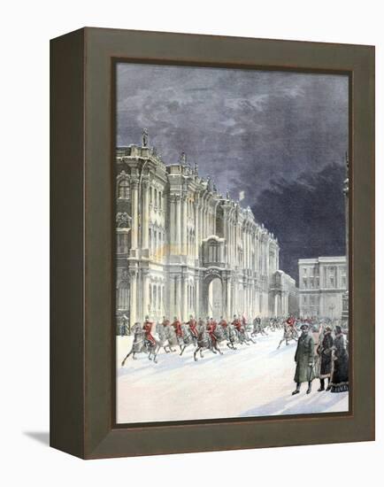 Winter Palace Saint Petersburg 1897-Chris Hellier-Framed Premier Image Canvas