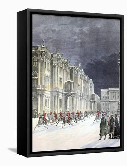 Winter Palace Saint Petersburg 1897-Chris Hellier-Framed Premier Image Canvas