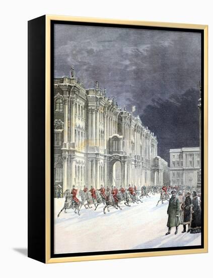 Winter Palace Saint Petersburg 1897-Chris Hellier-Framed Premier Image Canvas