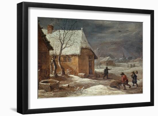 Winter (Panel)-David the Younger Teniers-Framed Giclee Print