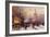 Winter Paris Street Scene-Eugene Galien-Laloue-Framed Giclee Print