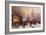 Winter Paris Street Scene-Eugene Galien-Laloue-Framed Giclee Print