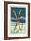 Winter Park, Colorado - Crossed Skis-Lantern Press-Framed Premium Giclee Print