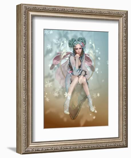 Winter Pixie-Atelier Sommerland-Framed Art Print