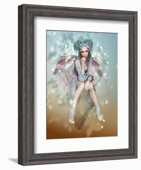 Winter Pixie-Atelier Sommerland-Framed Art Print