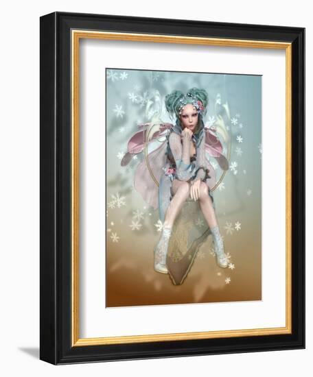 Winter Pixie-Atelier Sommerland-Framed Art Print