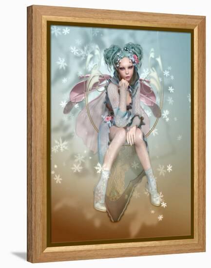 Winter Pixie-Atelier Sommerland-Framed Stretched Canvas
