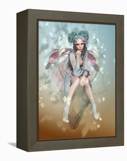 Winter Pixie-Atelier Sommerland-Framed Stretched Canvas