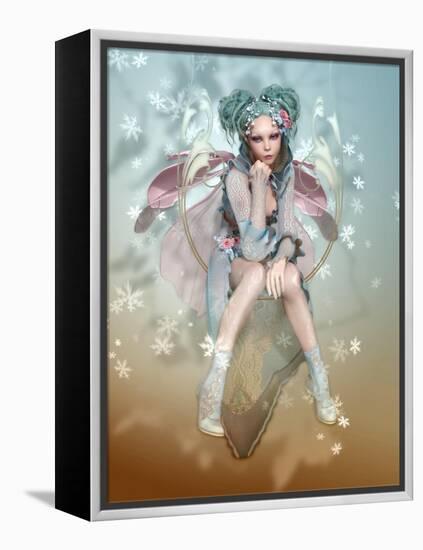 Winter Pixie-Atelier Sommerland-Framed Stretched Canvas