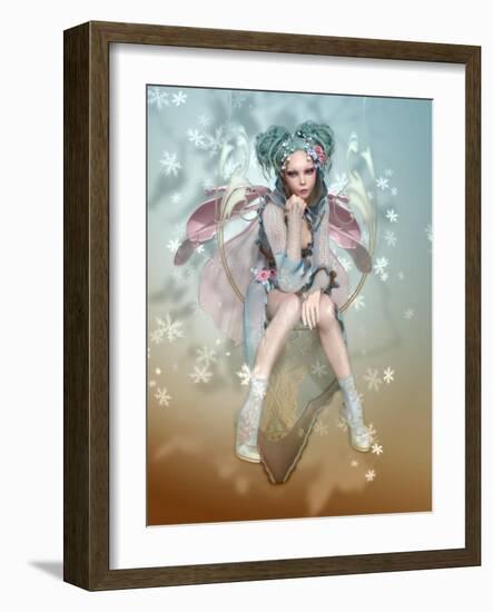 Winter Pixie-Atelier Sommerland-Framed Art Print