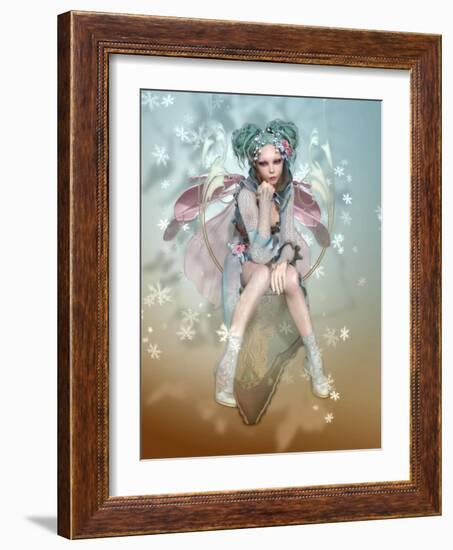 Winter Pixie-Atelier Sommerland-Framed Art Print