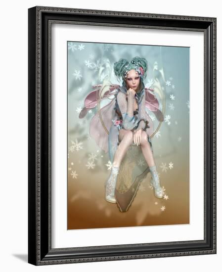 Winter Pixie-Atelier Sommerland-Framed Art Print