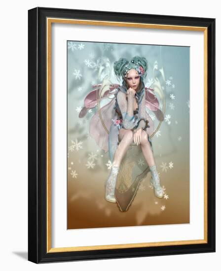 Winter Pixie-Atelier Sommerland-Framed Art Print