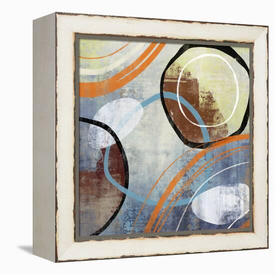 Winter Play-Sloane Addison  -Framed Stretched Canvas