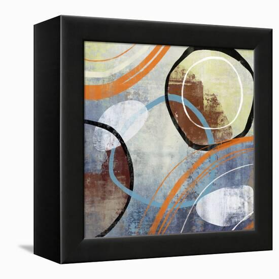 Winter Play-Sloane Addison  -Framed Stretched Canvas