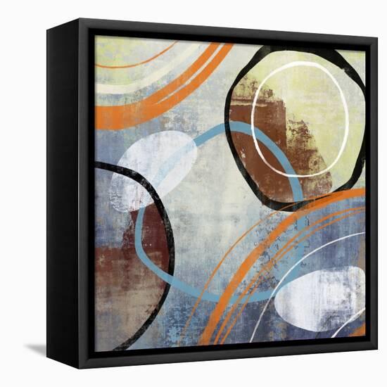 Winter Play-Sloane Addison  -Framed Stretched Canvas