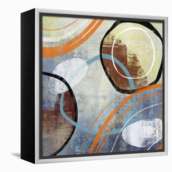 Winter Play-Sloane Addison  -Framed Stretched Canvas