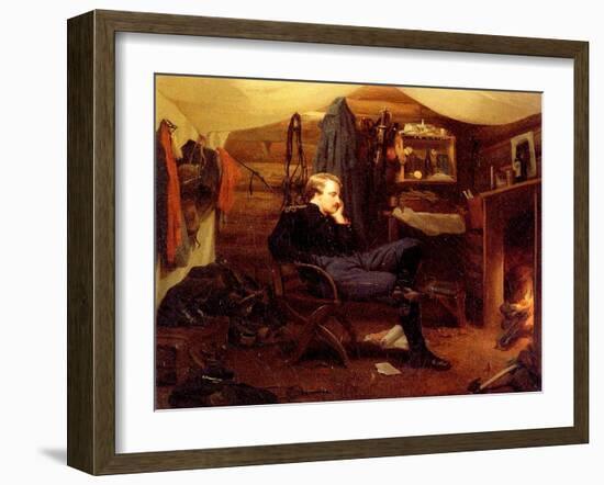 Winter Quarters in Virginia, Army of the Potomac, 1866-George Cochran Lambdin-Framed Giclee Print