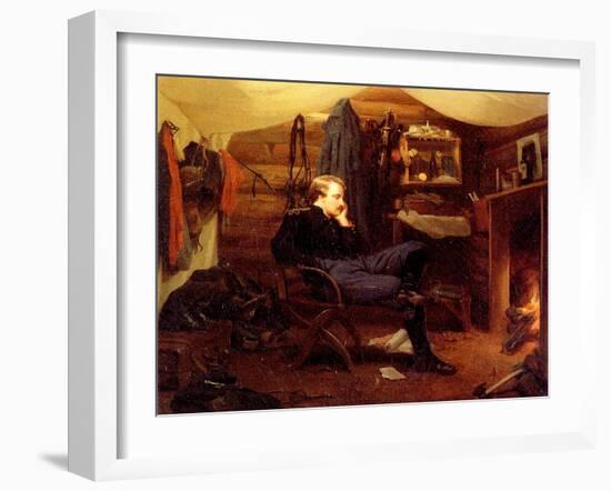 Winter Quarters in Virginia, Army of the Potomac, 1866-George Cochran Lambdin-Framed Giclee Print