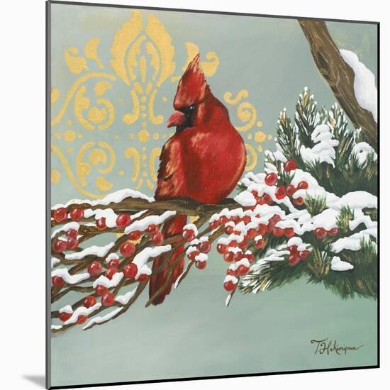 Winter Red Bird I-Tiffany Hakimipour-Mounted Art Print