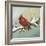 Winter Red Bird II-Tiffany Hakimipour-Framed Art Print