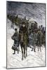 Winter Retreat of Napoleon and the French Army from Moscow in 1812-null-Mounted Giclee Print