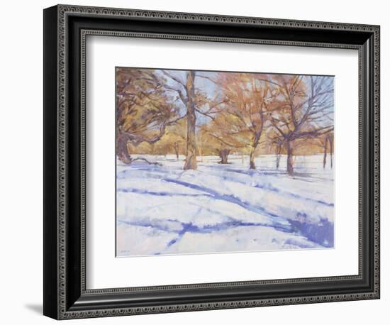 Winter, Richmond Park-Christopher Glanville-Framed Giclee Print