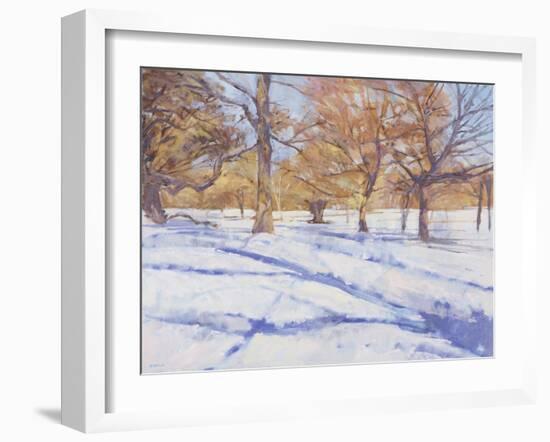 Winter, Richmond Park-Christopher Glanville-Framed Giclee Print