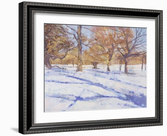 Winter, Richmond Park-Christopher Glanville-Framed Giclee Print