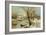 Winter River Landscape, 1897-Juli Julievich Klever-Framed Giclee Print