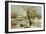 Winter River Landscape, 1897-Juli Julievich Klever-Framed Giclee Print