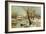 Winter River Landscape, 1897-Juli Julievich Klever-Framed Giclee Print