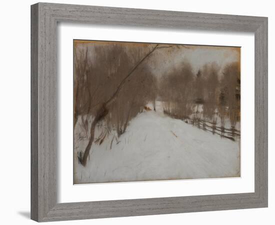 Winter Road to Domotkanovo, 1904-Valentin Alexandrovich Serov-Framed Giclee Print