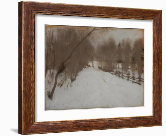 Winter Road to Domotkanovo, 1904-Valentin Alexandrovich Serov-Framed Giclee Print