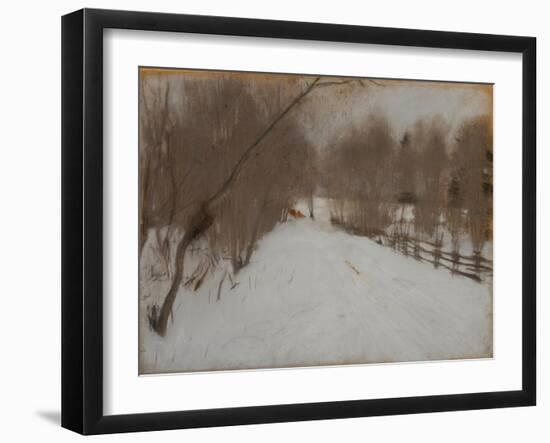 Winter Road to Domotkanovo, 1904-Valentin Alexandrovich Serov-Framed Giclee Print