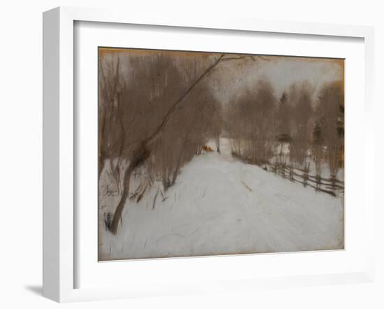 Winter Road to Domotkanovo, 1904-Valentin Alexandrovich Serov-Framed Giclee Print