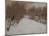 Winter Road to Domotkanovo, 1904-Valentin Alexandrovich Serov-Mounted Giclee Print