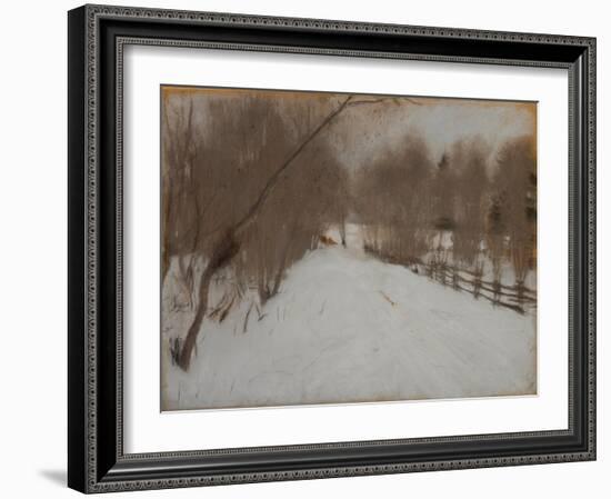 Winter Road to Domotkanovo, 1904-Valentin Alexandrovich Serov-Framed Giclee Print