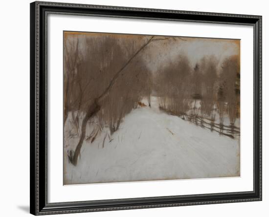 Winter Road to Domotkanovo, 1904-Valentin Alexandrovich Serov-Framed Giclee Print