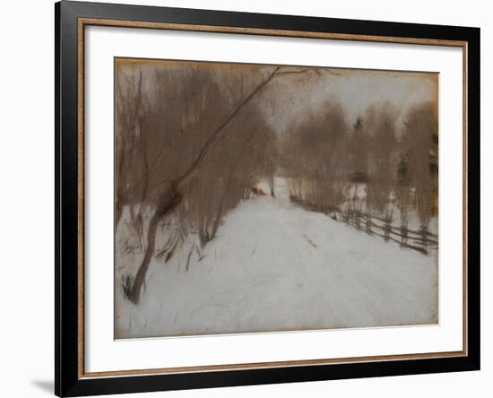 Winter Road to Domotkanovo, 1904-Valentin Alexandrovich Serov-Framed Giclee Print