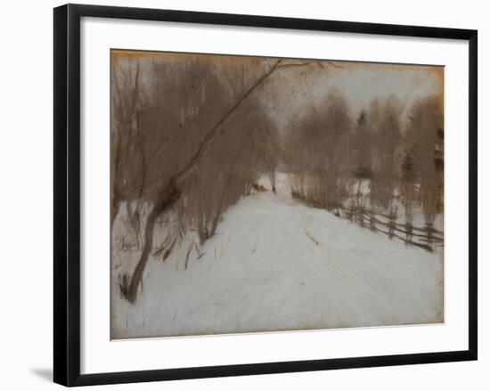 Winter Road to Domotkanovo, 1904-Valentin Alexandrovich Serov-Framed Giclee Print