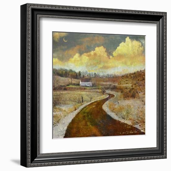 Winter Road-Chris Vest-Framed Art Print