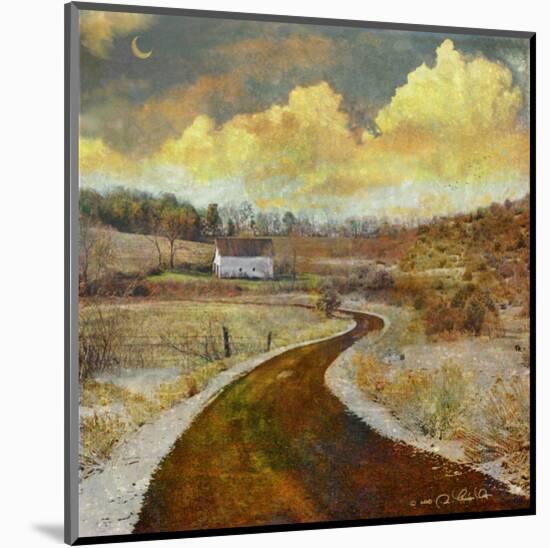 Winter Road-Chris Vest-Mounted Art Print