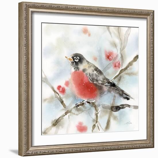 Winter Robin-Katrina Pete-Framed Premium Giclee Print